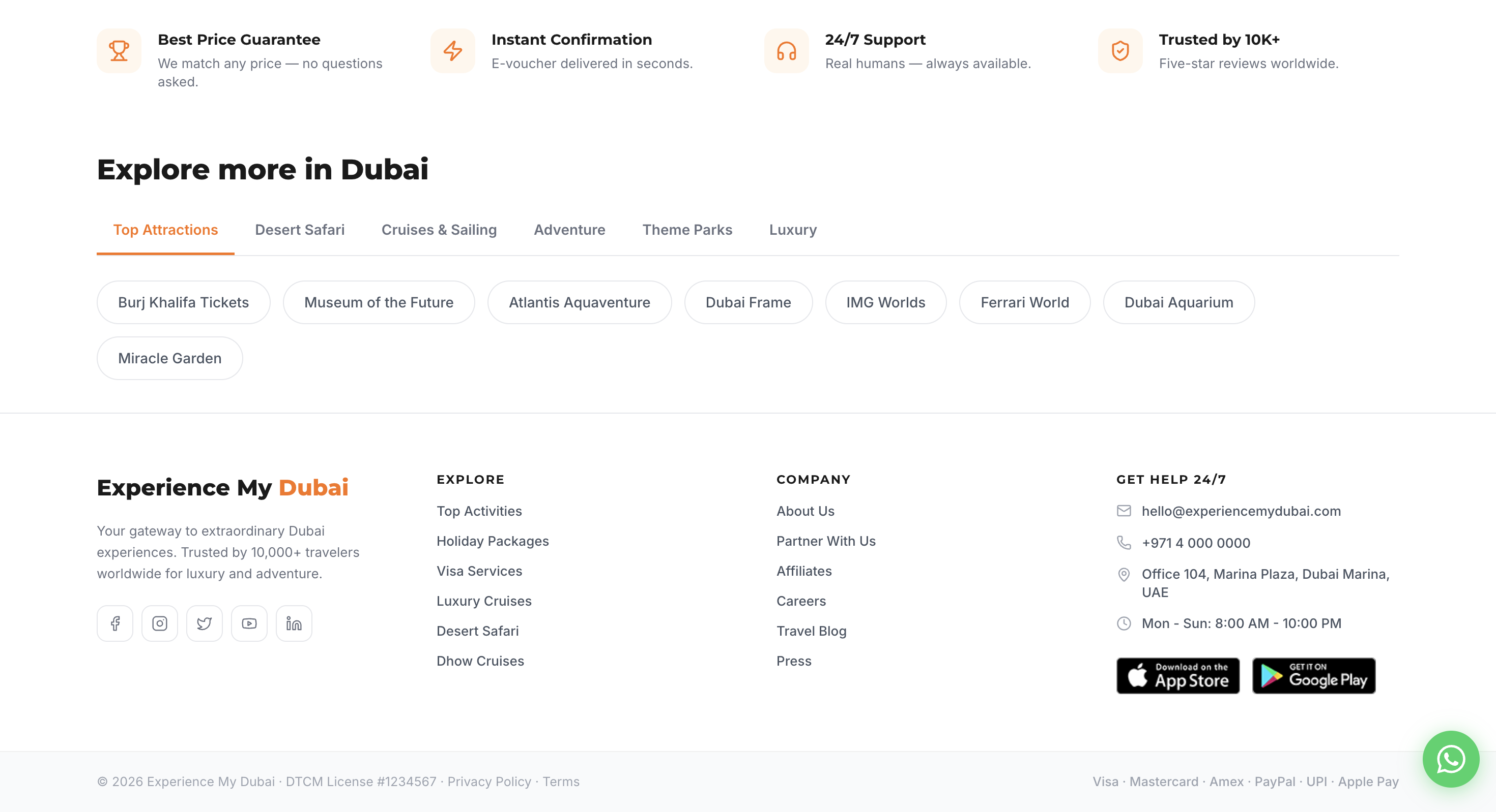 Experience My Dubai visual